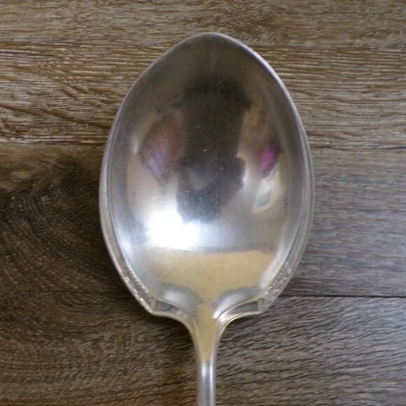 OLD COLONY 1911 Casserole Berry / Spoon 1847 Rogers Bros XS Triple Silver Plate - Picture 3 of 8